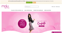 Desktop Screenshot of malusupercomfort.com.br